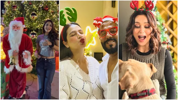 Tollywood actress Christmas celebration shubhasree Nusrat mimi