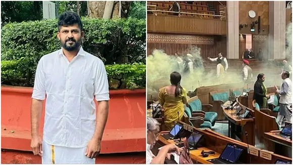 pratap simha meets om birla, lok sabha intruder wanted to see new parliament building, pratap simha visitor pass, pratap simha sagar sharma, bjp mp visitor pass",