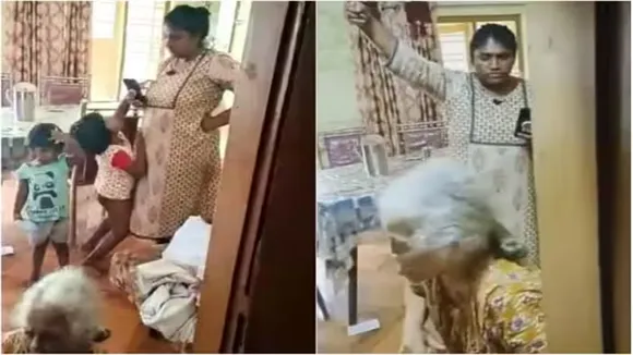 Kerala Viral Video,woman beats mother in law,kerala woman beats up mother in law,kollam,kollam police,kerala,kollam viral video,kollam woman,kollam woman viral video,kollam woman assaults mother in law,manju thomas,manju thomas arrest,manju thomas viral video,Eliyamma Thomas,manju,manju thomas kollam,manju thomas video,manju thomas kerala,domestic abuse,elderly abuse,old age,mother in law,daughter in law,domestic violence"