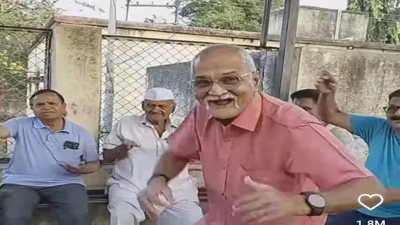 trending,VIral Video,Video, social media, buzz, viral news, viral video, vijaY kharote, dadaji dance on Instagram