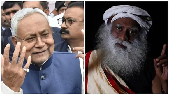 Sadhguru Jaggi Vasudev, Sadhguru news, Sadhguru slams Nitish Kumar, Nitish Kumar Hindi remark row, Hindi aana chahiye controversy, Nitish Kumar new