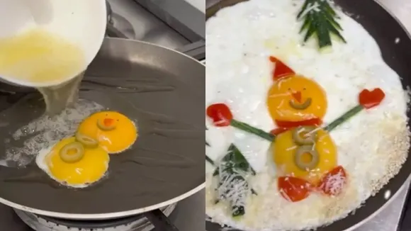 "Christmas, Santa, Cute Santa, Santa By Egg, Viral Video, Viral on Internet,