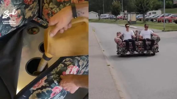 Viral Video, Weird Innovation, Innovation, Couch Car, Viral News, Social Media,