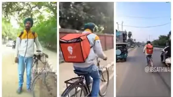 "VIral Video, trending Video, Emotional VIdeo, student started working as swiggy delivery agent, poor student video, poor student viral video, student viral video, latest trending video, punjabi video, latest punjabi video,