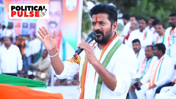 Telangana PCC chief and soon-to-be Chief Minister Anumula Revanth Reddy
