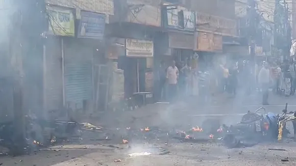 kestopur fire restaurant after cylinder blast five seriously injured , রেস্তোরাঁয় সিলিন্ডার ফেটে কেষ্টপুরে আগুন