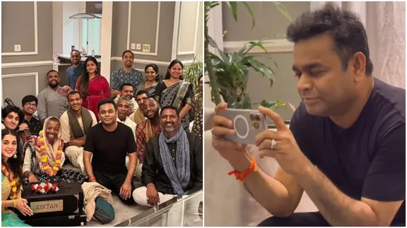 A r rahman house doing harinam in his Dubai house