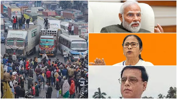 Hit and run case Truck drivers blockade movement West Bengal Transport Minister Snehashis Chakraborty , হিট অ্যান্ড রান মামলা ভারতীয় ন্যায় সংহিতা ট্রাক চালকদের অবরোধ আন্দোলন পশ্চিমবঙ্গ পরিবহণ মন্ত্রী স্নেহাশিস চক্রবর্তী