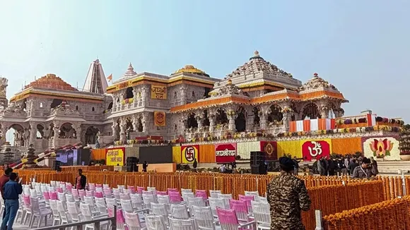Ram Mandir,Ram Mandir live,Ram Mandir live updates,Ram Mandir consecration,Ram Temple consecration live updates,Ram Temple Live updates,Ram Temple ceremony schedule,Ram Lalla idol,Ram Temple Consecration ceremony,Ram Mandir Pran Pratishtha,Pran Pratishtha,Ayodhya,Ayodhya Ram Mandir,Ram mandir inauguration time,ram janmabhoomi,Ayodhya Ram Temple,Ayodhya LIVE updates,ram mandir inauguration,ram temple inauguration live,pm modi in ayodhya live