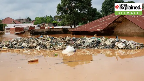 Climate Change। River। Congo flood