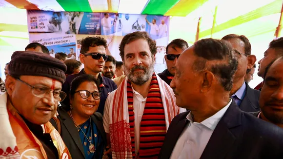 Gandhi resumed the Bharat Jodo Nyay Yatra from the Rajgarh-Hollongi border in Arunachal Pradesh on Sunday.