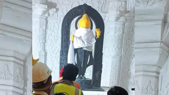 New Ram Lalla idol is installed, stage set for ‘hawan’ ritual today