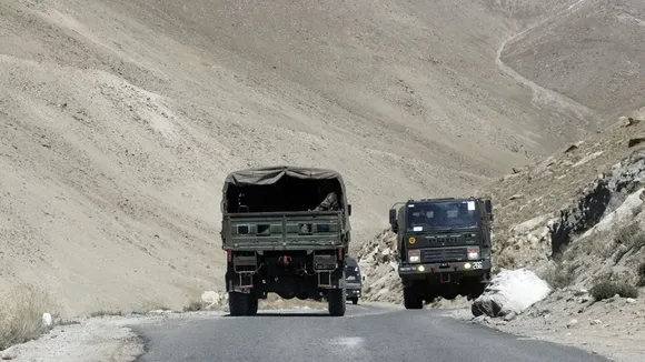 Military convoy