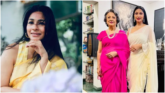 Tanuja and Tanisha : actress accident and tanuja cried after incident