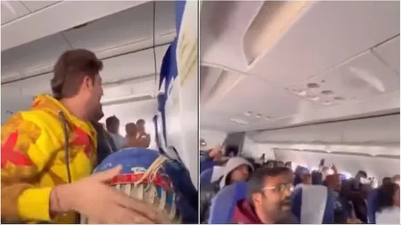 indigo"," indigo passengers sing bhajan"," ram mandir"," ram mandir inauguration"," pm modi"," indigo trolled"," indigo passengers "