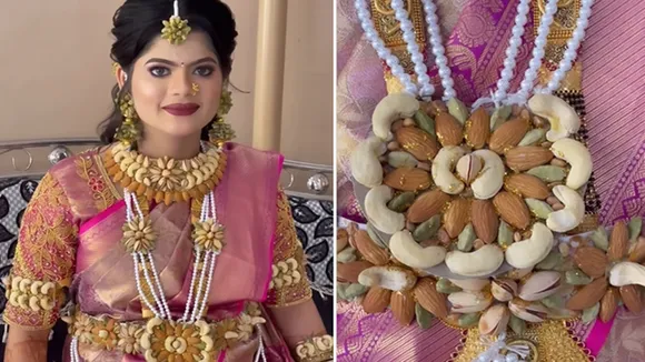 viral video,dry fruit jewellery,bizarre trend,dry fruits,food,viral news,trending news,Dry Fruit Jewellery hindi,Dry Fruit Jewellery video"