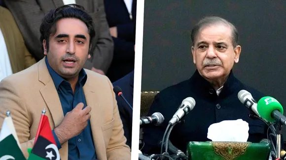 Pakistan Peoples Party (PPP) Chairman Bilawal Bhutto-Zardari (left) announced that Pakistan Muslim League-Nawaz (PML-N) President Shehbaz Sharif is set to assume the role of the Prime Minister once again. (Photos via agencies)