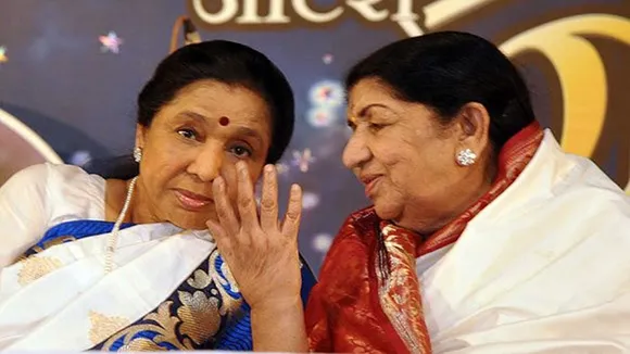 lata mangeshkar, asha bhonsle