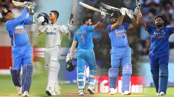 Indian cricketer who scored a century with a six