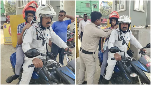 CBSE class 10 Bord Exam 2024 candidates were transported examination center by policeman