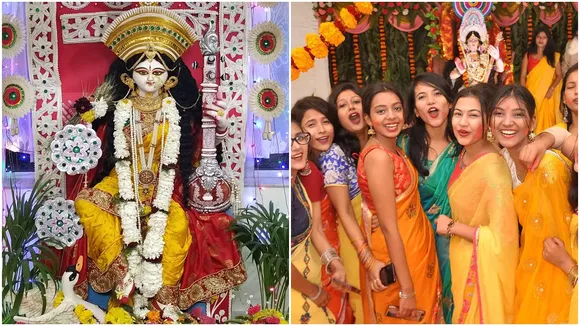 importance of yellow dress in bengali saraswati puja , সরস্বতী পুজোয় কেন হলুদ রঙের পোশাক পরা হয়?