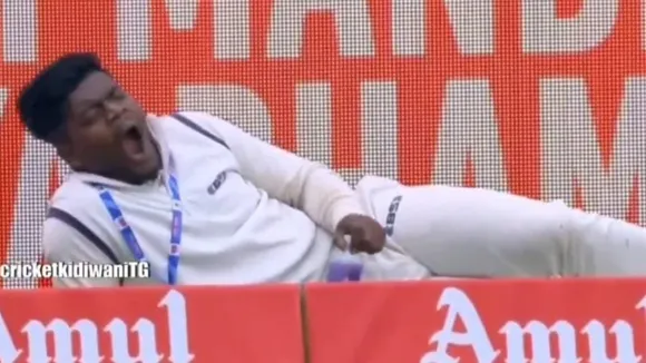 Viral ball boy, ball boy napping, india vs england