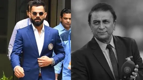 Virat Kohli, Sunil Gavaskar, India vs England