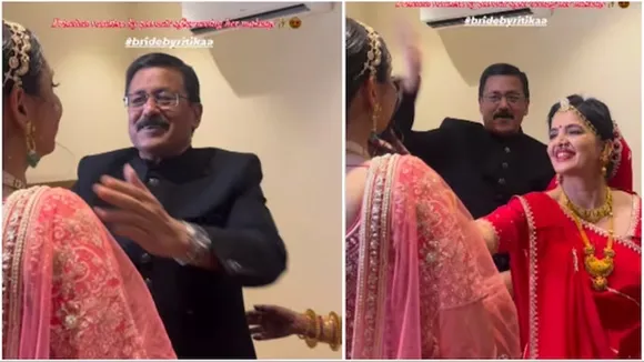 "wedding"," bride"," father daughter video"," wholesome"," viral video"," trending"," instagram