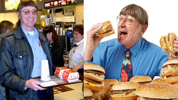 guinness world record, don gorske guinness world record, don gorske, guinness world record by eating 34000 burgers, highest burger consumption, world record for eating burger, world record burger, burger in world record,