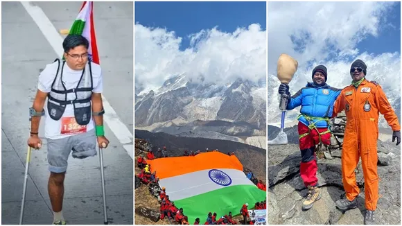 "Physically disable participants, marathon, ম্যারাথন, উদয় কুমার, বিহার, uday kumar, উদর কুমার,Trending, viral news, Top news, Bengali news, inspirational story, human interest news, siwiggy delivery job