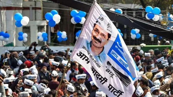 elhi news, cm arvind kejriwal news, liquor scam case news, arvind kejriwal judicial custody to ed news, AAP protest news ed excise policy case.