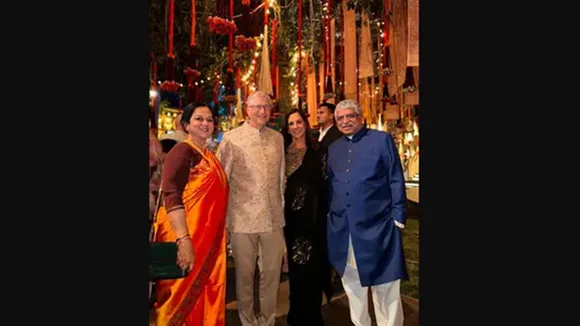 Anant Ambani Radhika Merchant Pre Wedding Festivities,Bill Gates,Instagram,Viral,aAnant Ambani Radhika Merchant Pre Wedding Festivities