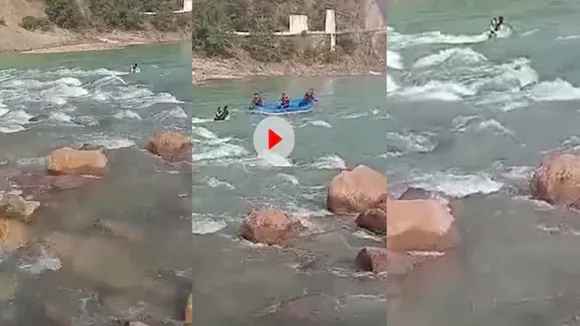 TRENDING, VIral Video, couple stuck in river, viral video, latest news, rishikesh video, pre wedding shooting, couple got stuck in ganga river, social media viral, instagram video,