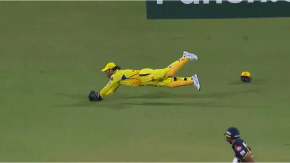 IPL 2024: MS Dhoni catch vs Gujarat Titans