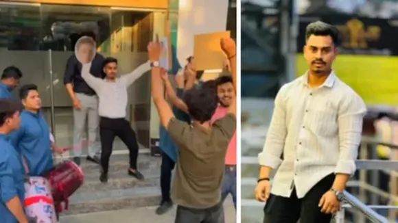anish bhagat,corporate employee,corporate employee dance,pune employee,pune employee quits job dance,pune employee last day dance viral,pune news,toxic job,toxic job pune