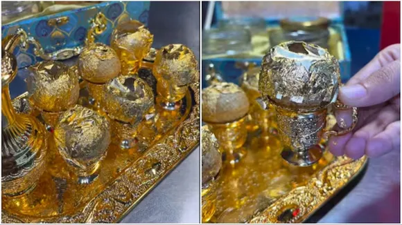 panipuri"," gold silver panipuri"," karnataka"," thandai"," viral video"," trending"