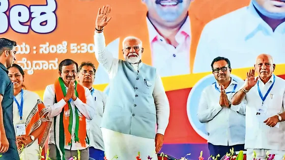 Narendra Modi, pm Narendra Modi, Congress, BJP, Lok Sabha Elections 2024, Hubballi, Karnataka, Indian express news, current affairs