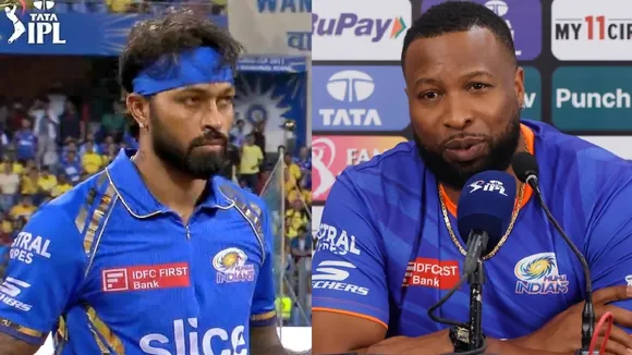 Kieron Pollard, Hardik Pandya, Mumbai Indians vs Chennai Super Kings
