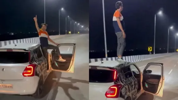 Social Media par Viral, Viral, Dangerous Stunt With Car