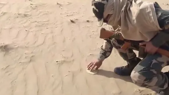bsf,bsf jawan,rajasthan,bikaner,viral video"