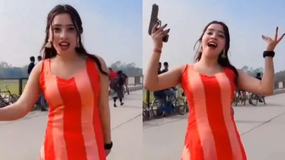 Viral video, YouTuber brandishes gun for Instagram reel, UP Police, Lucknow Police, viral post, trending, trending news, latest news, india"