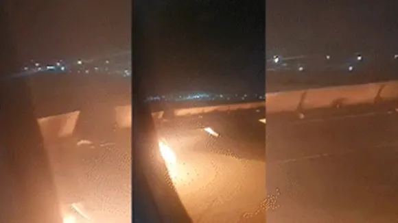 Air India Express flight catches fire