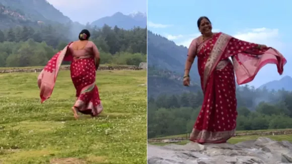 "Bollywood dream, Sridevi song, Manali trip, Manali , Tere Mere Honthon Pe, daughter, Mother daughter video, Mother lovely dance on Tere Mere Honthon Pe, Mother daughter story, viral video, trending video, dance video, viral dance video, woman dance on Tere Mere Honthon Pe, woman dance video"