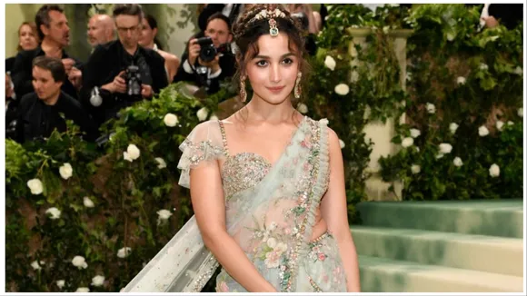 2024 Met Gala: Alia Bhatt stunned in a Sabyasachi saree.