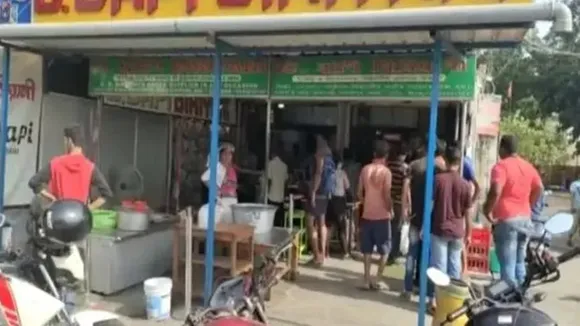 Anirban Das owner of D Bapi Biryani shop in Barrackpore received a threatening phone call