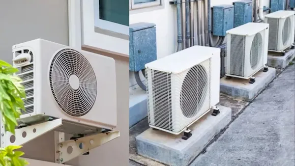 "air conditioner, AC Tips, AC Tips and tricks, AC monsoon tips, AC Summer tips, AC Cooling Tips, ac outdoor unit placement, AC in monsoon, Where should an outdoor AC unit be placed, minimum distance between AC outdoor unit and wall, Can AC outdoor unit be kept on floor, what is the outside unit of an air conditioner called, air-conditioning related words, air conditioner antonyms, what is the inside ac unit called, air conditioning compressor, outside condenser unit not turning on"