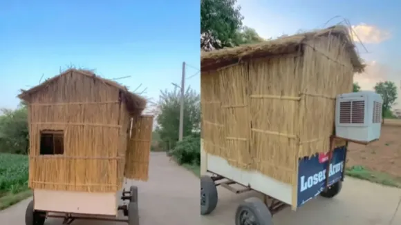 "Best Jugaad Ever, Movable Hut, Viral Video, Viral News, Trending News, Viral, Trending Video, Shocking Video,