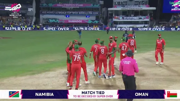 Oman vs Namibia Super Over in t20 World Cup