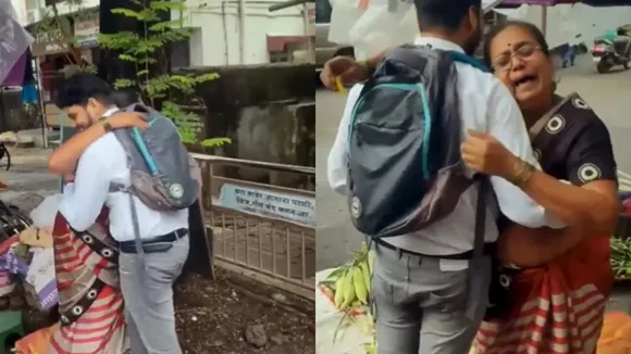 Trending, Viral Video, Emotional mother, boy crack CA Exam, trending video, trending news,