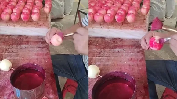 aaj ka viral video, apple viral video, apple latest viral video,